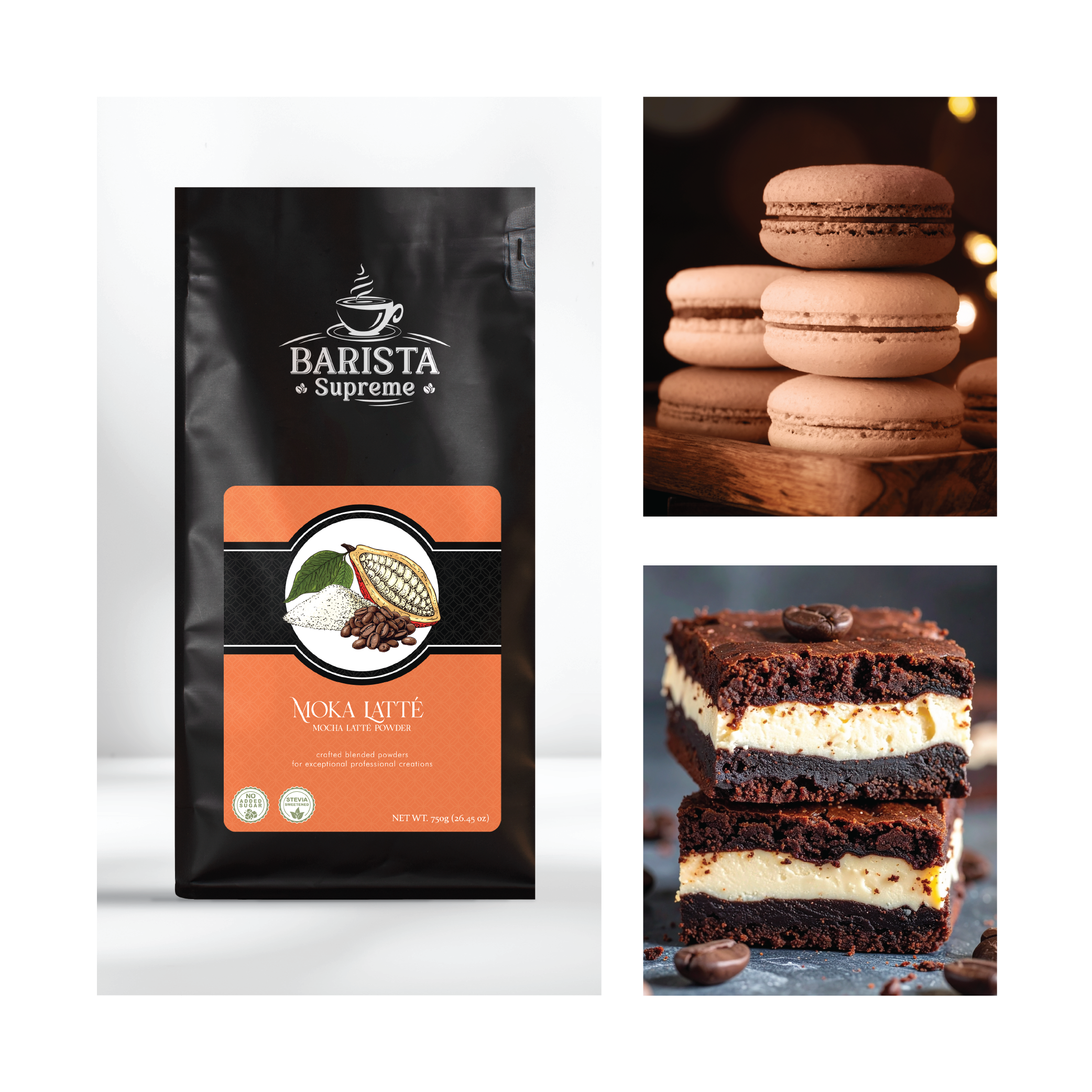 Barista Supreme Moka Latte Powder (Mocha Latte) 750g