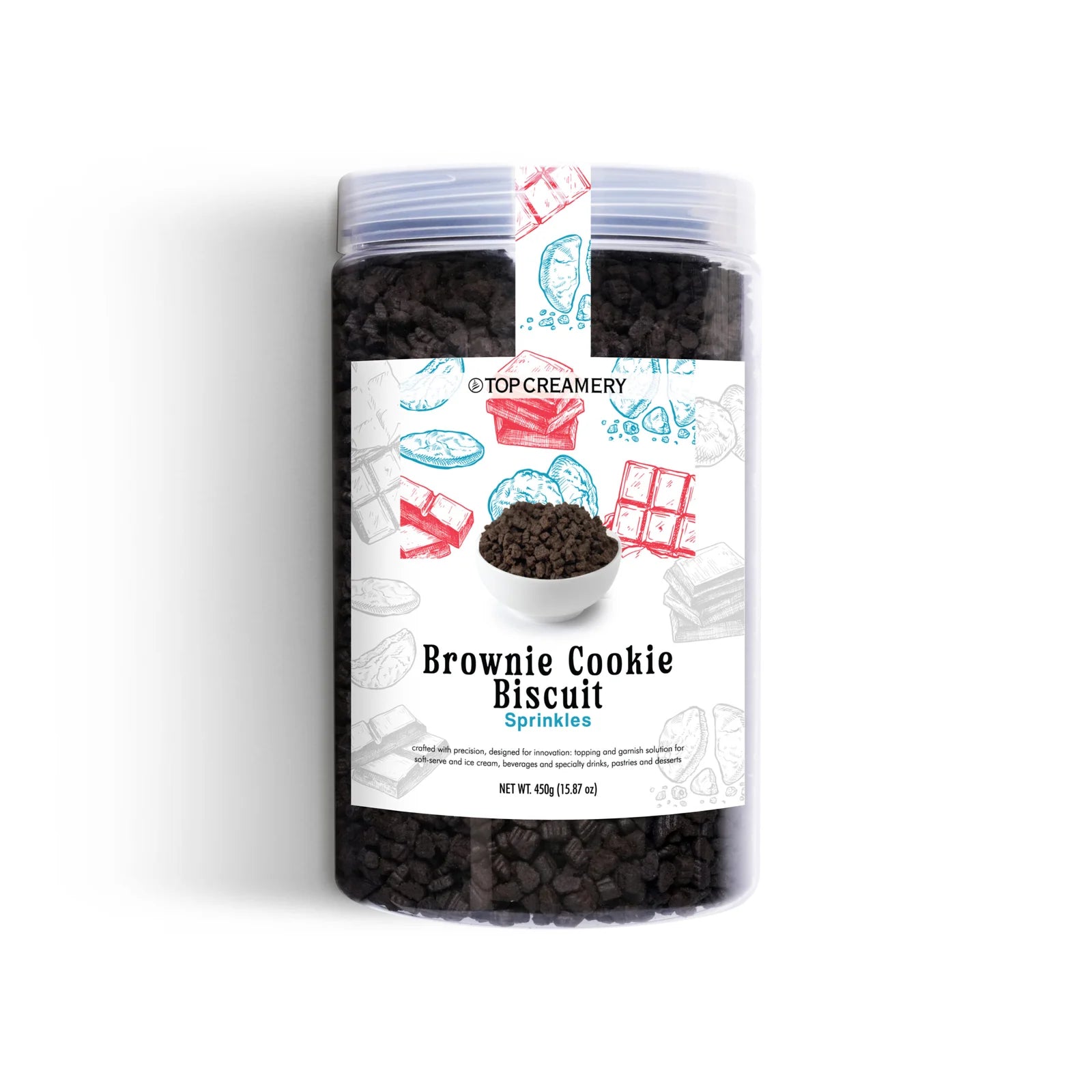 Brownie Cookie Biscuit Sprinkles 450g