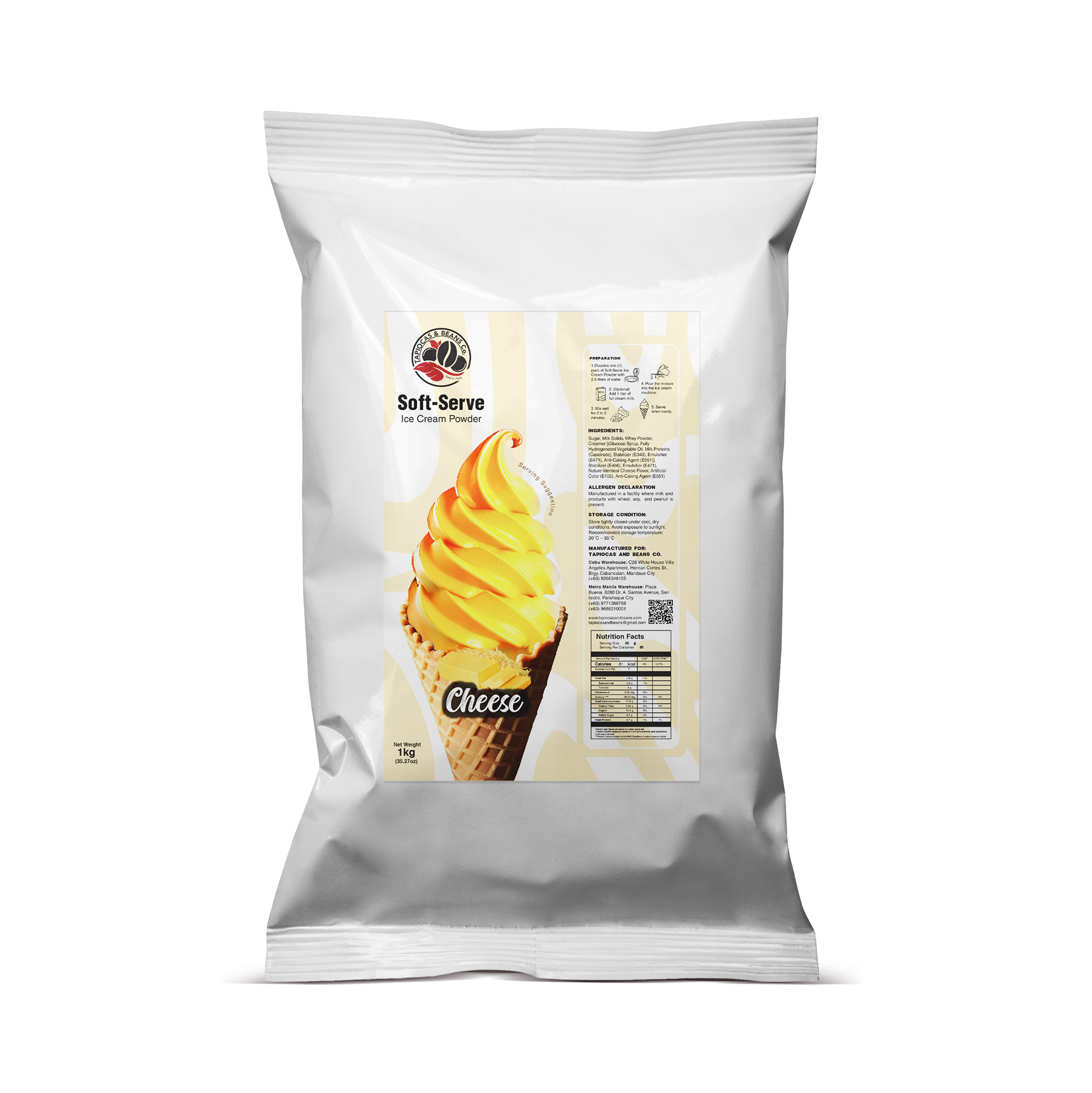 T&B Soft serve -Cheese 1kg