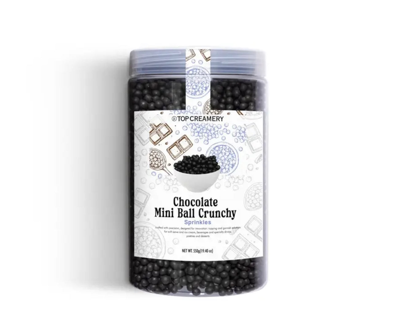 Chocolate Mini Ball Crunchy Sprinkles 550g