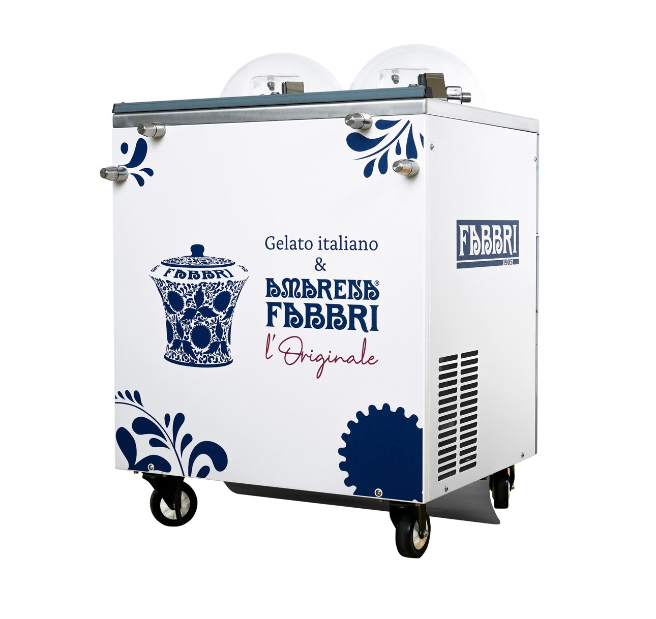 Fabbri 1905 Gelato System 2 Flavor Floor Standing Machine