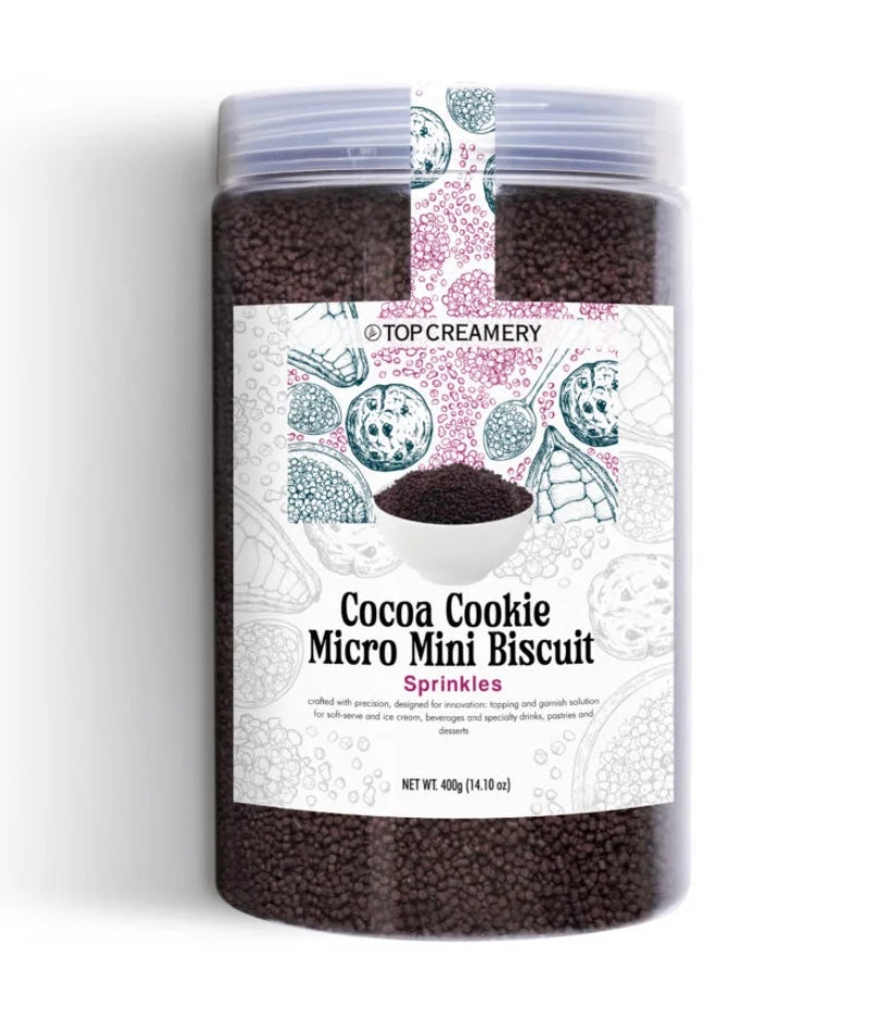 Cocoa Cookie Micro Mini Biscuit Sprinkles 450g