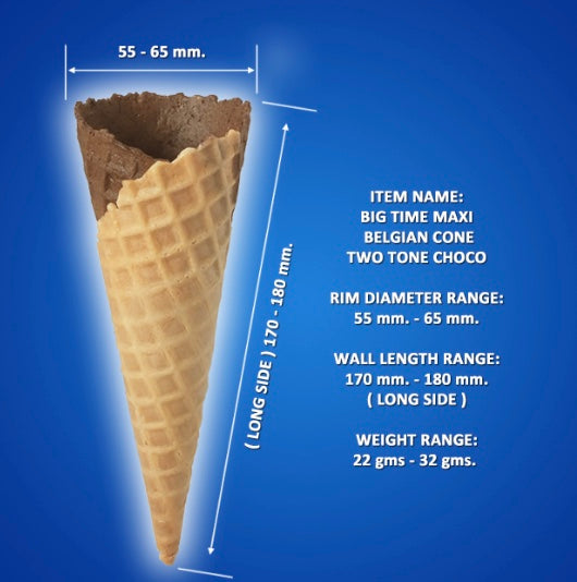 Big Time Maxi Belgian Cone 2T-144 pcs