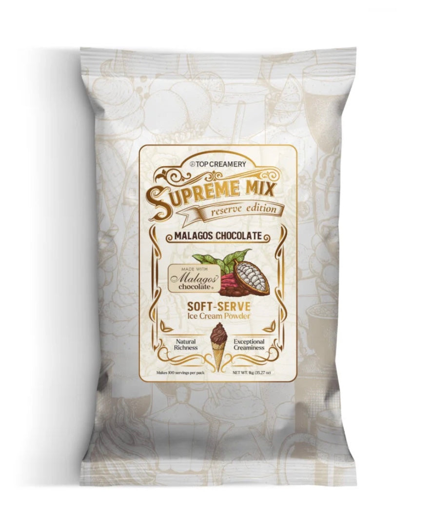 Supreme Mix Reserve Edition Soft-Serve Ice Cream MALAGOS Chocolate Powder 1kg