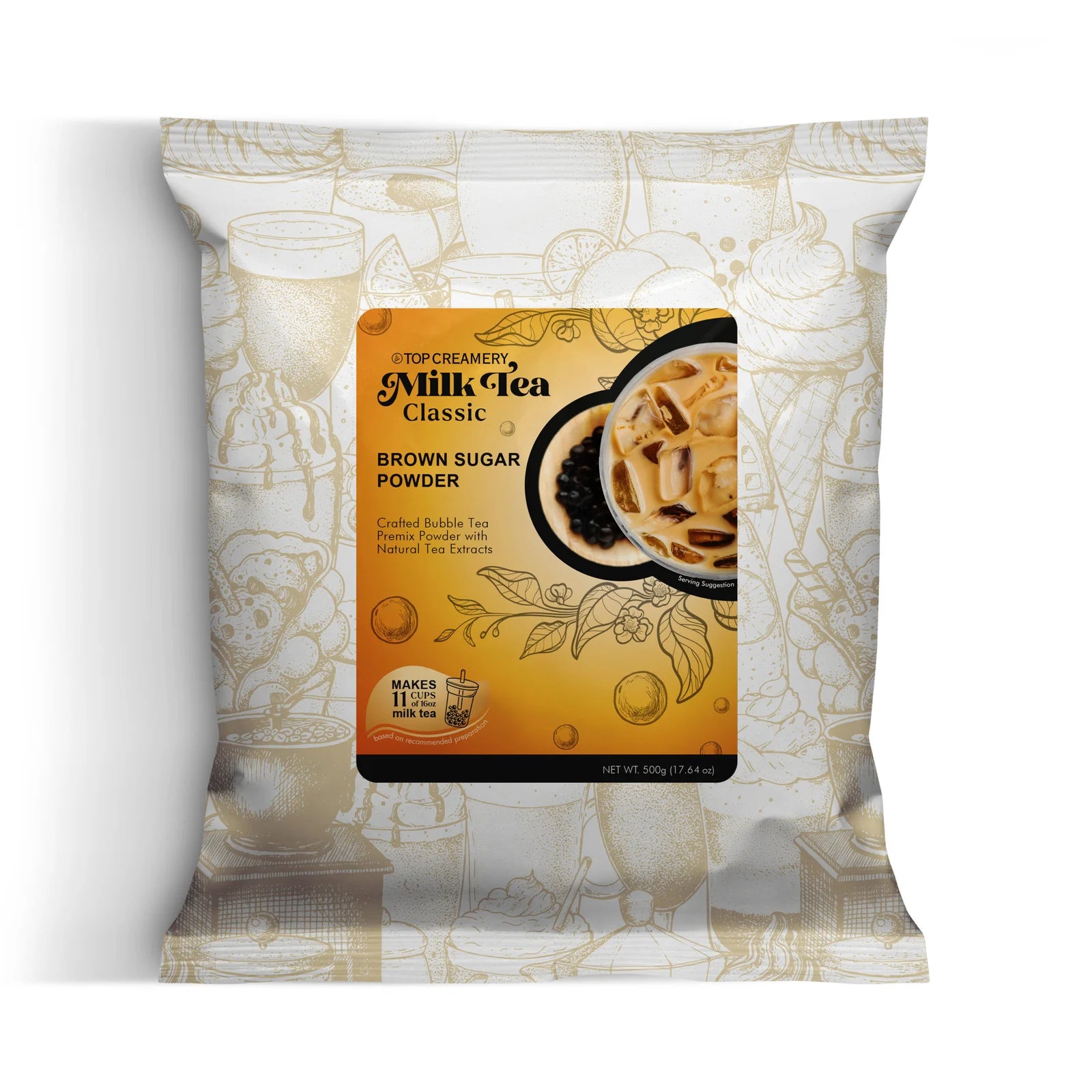 Milk Tea Series Brown Sugar Powder 500g