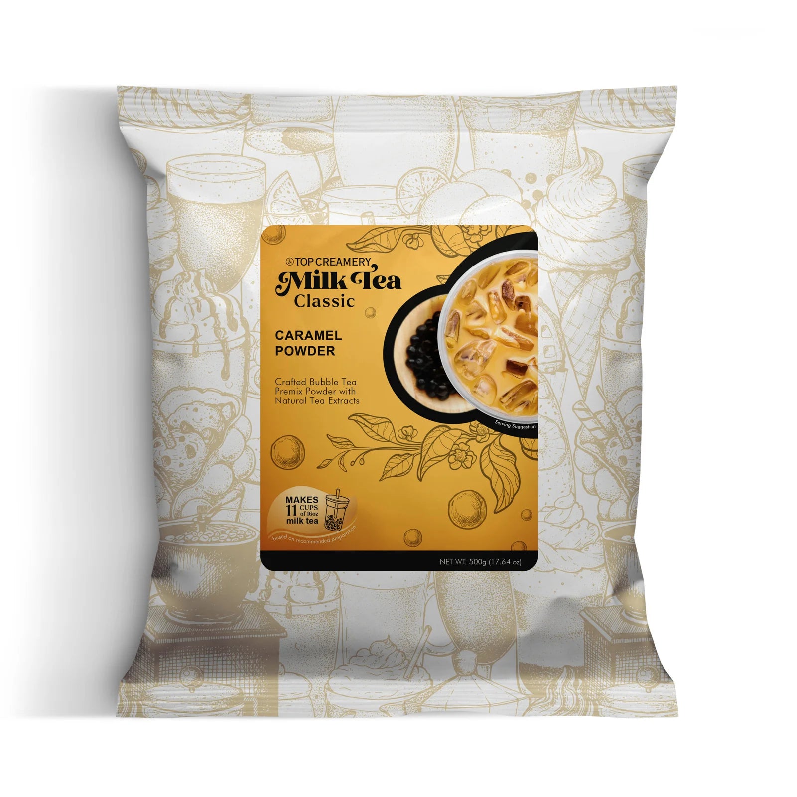Milk Tea Series Caramel Powder 500g