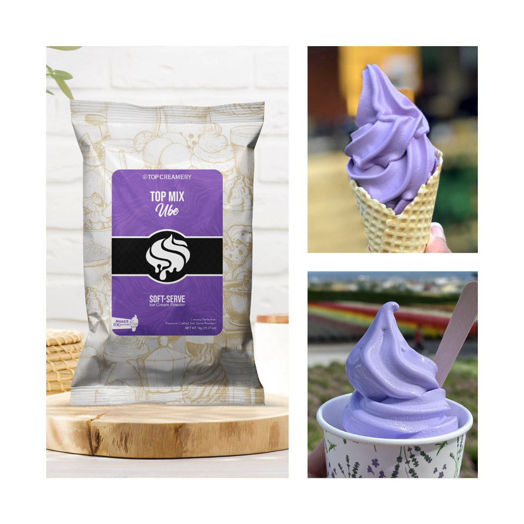 TOP Mix Ube Soft Serve Powder