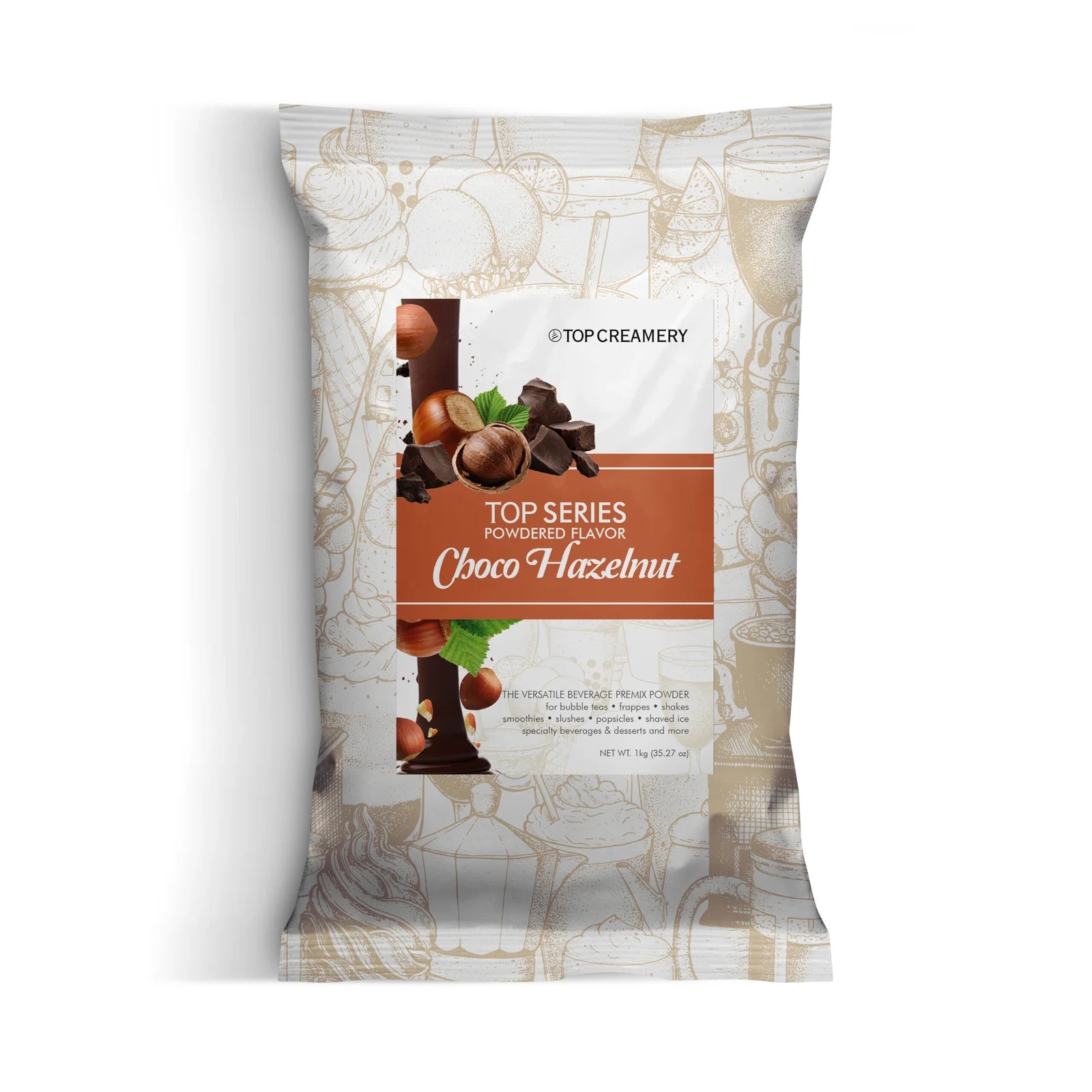 TOP Series Choco Hazelnut Powder 1kg