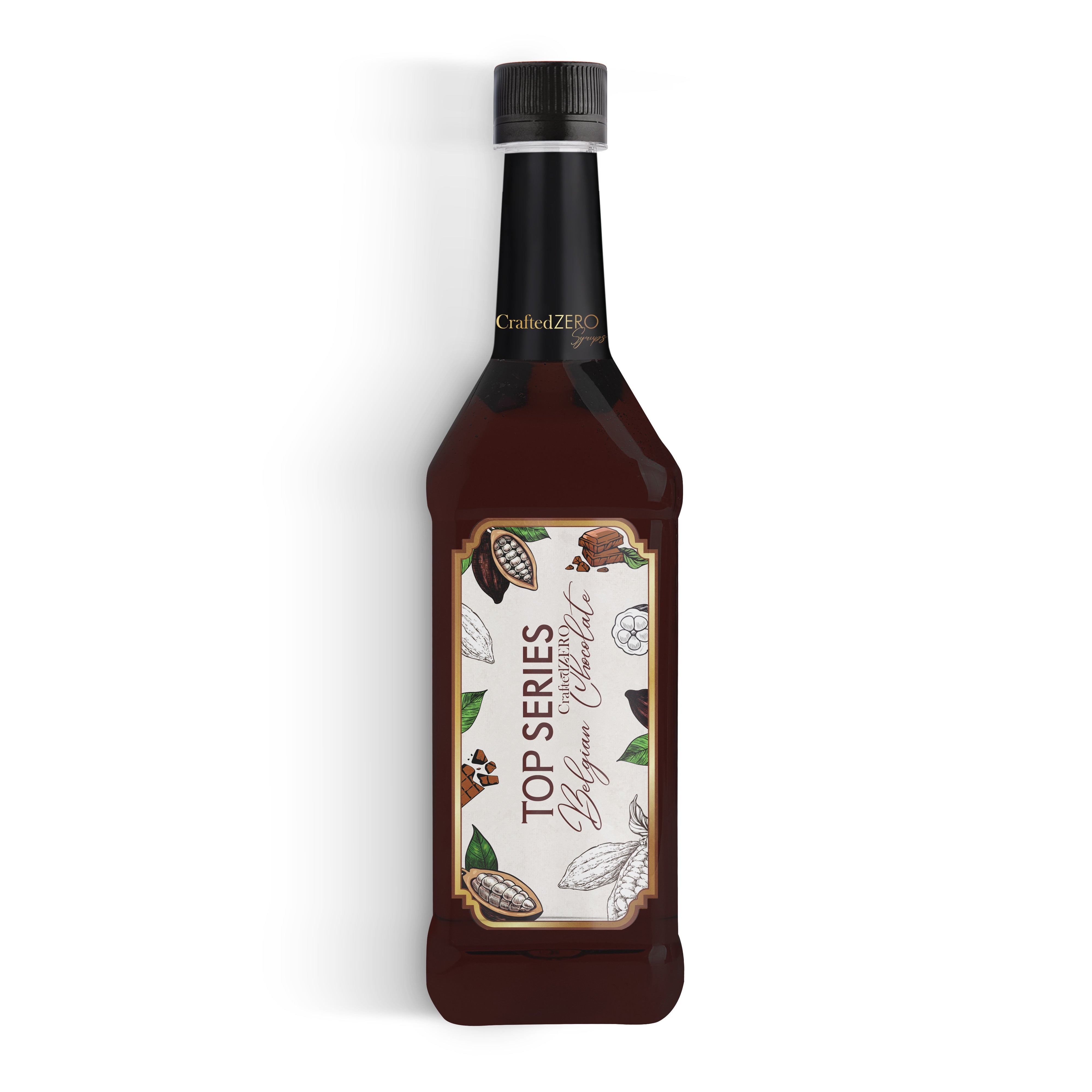 TOP Series CraftedZERO Belgian Chocolate Syrup 750ml