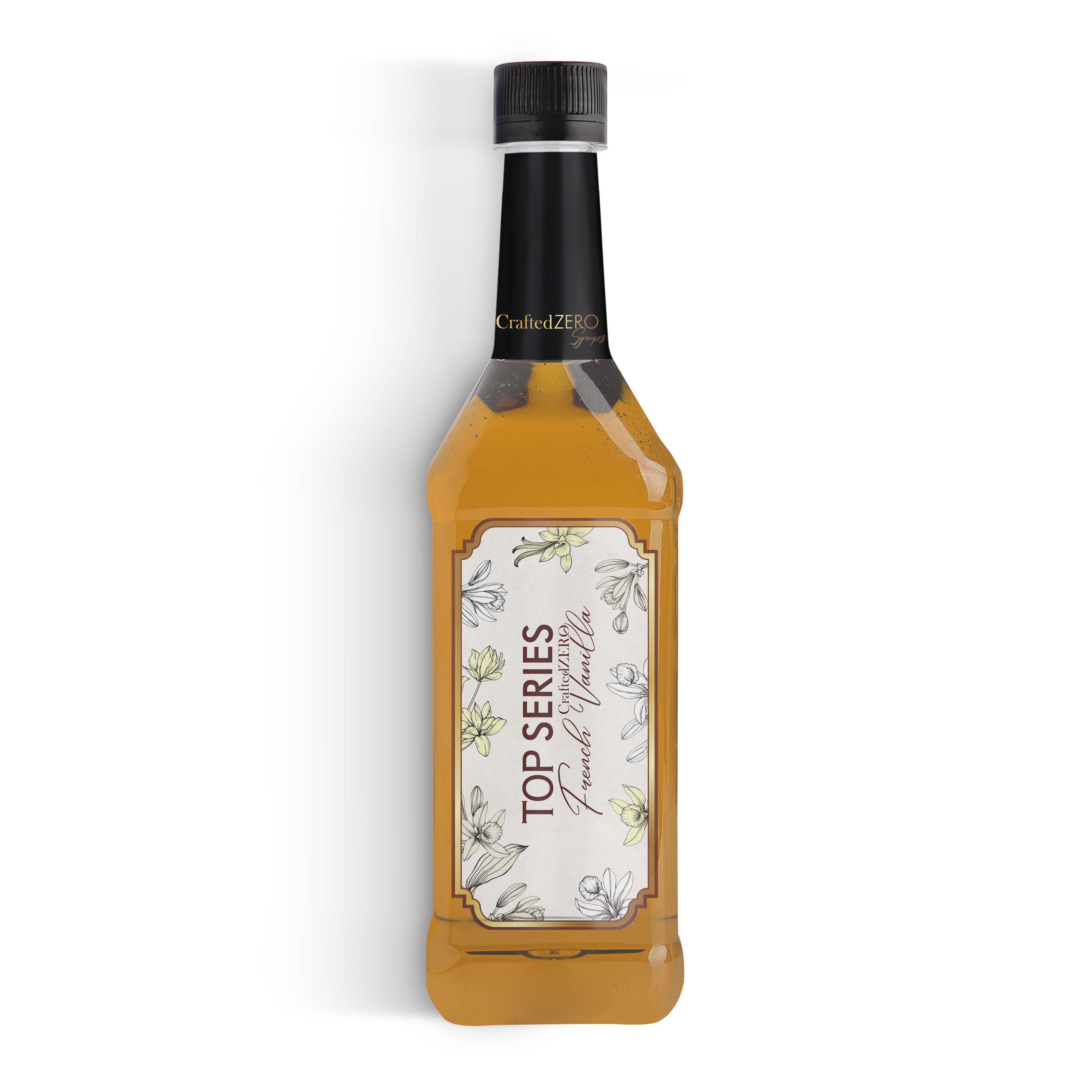 TOP Series CraftedZERO French Vanilla Syrup 750ml