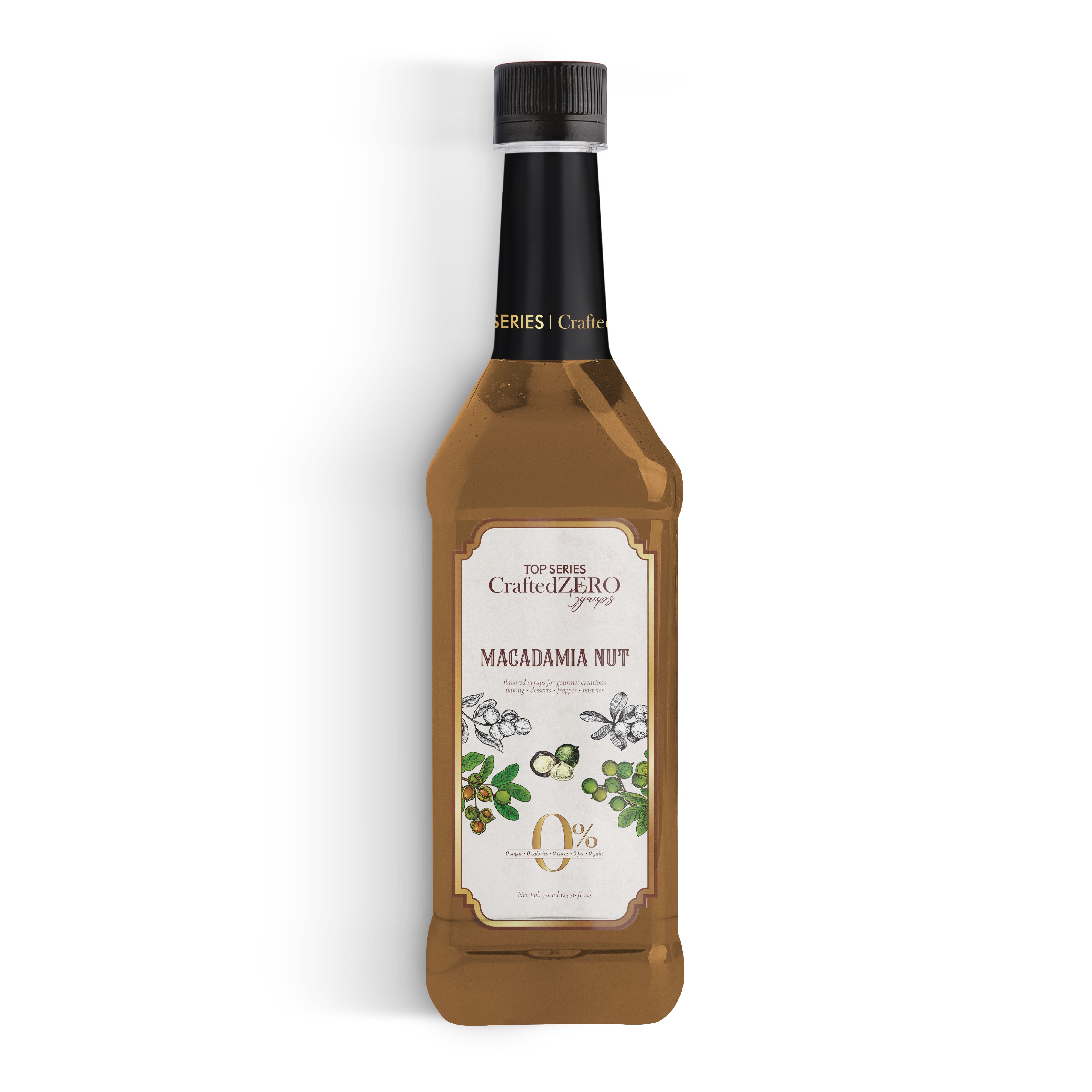 TOP Series CraftedZERO Macadamia Syrup 750ml