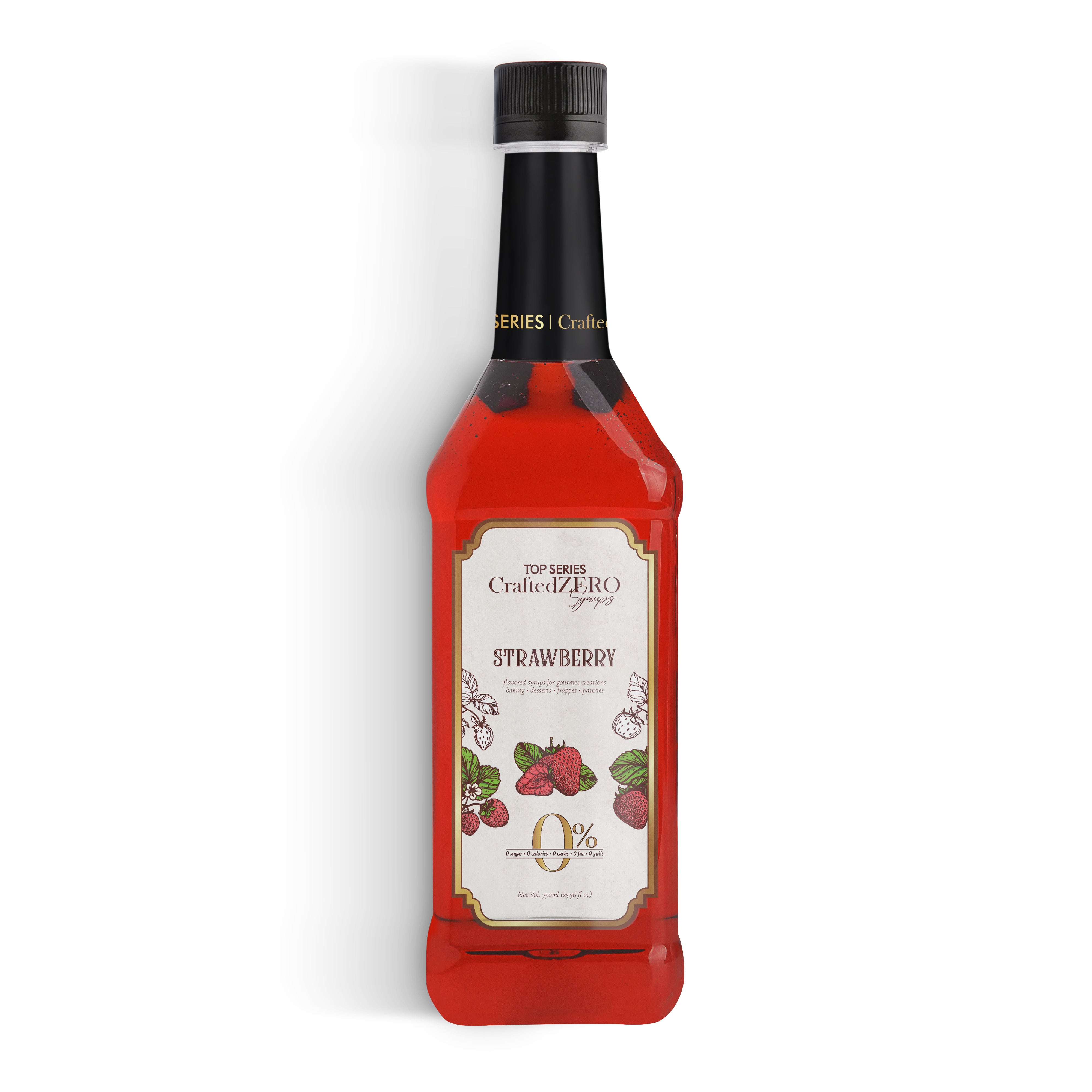 TOP Series CraftedZERO Strawberry Syrup 750ml