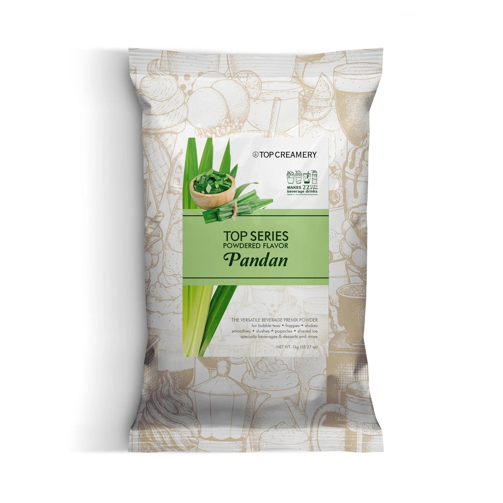 TOP Series Pandan Powder Flavor 1kg