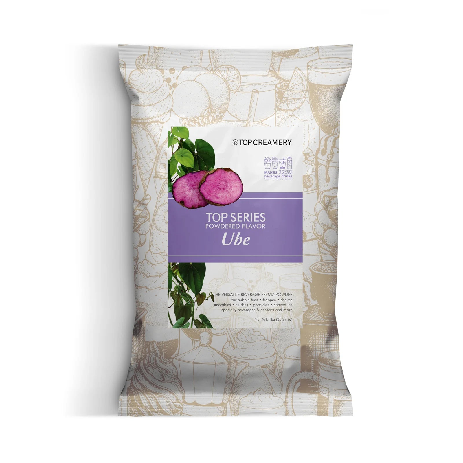 TOP Series Ube Powder Flavor 1kg