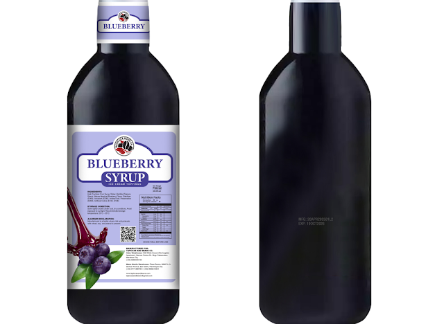 T&B Syrup - Blueberry 750ml