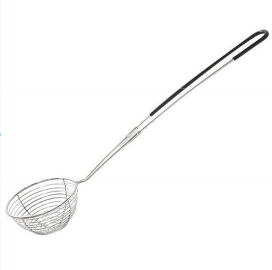 TAPIOCA PEARL SCOOPER / STRAINER * STAINLESS STEEL