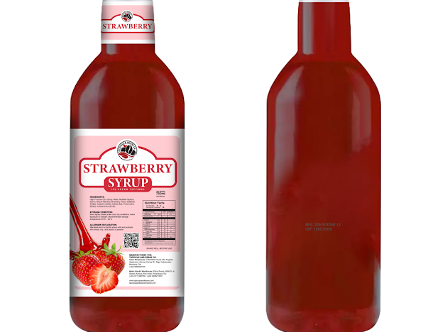 T&B Syrup - Strawberry 750mL