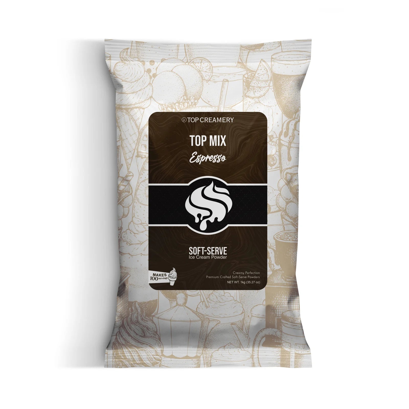 Topmix Soft Serve Espresso 1kg