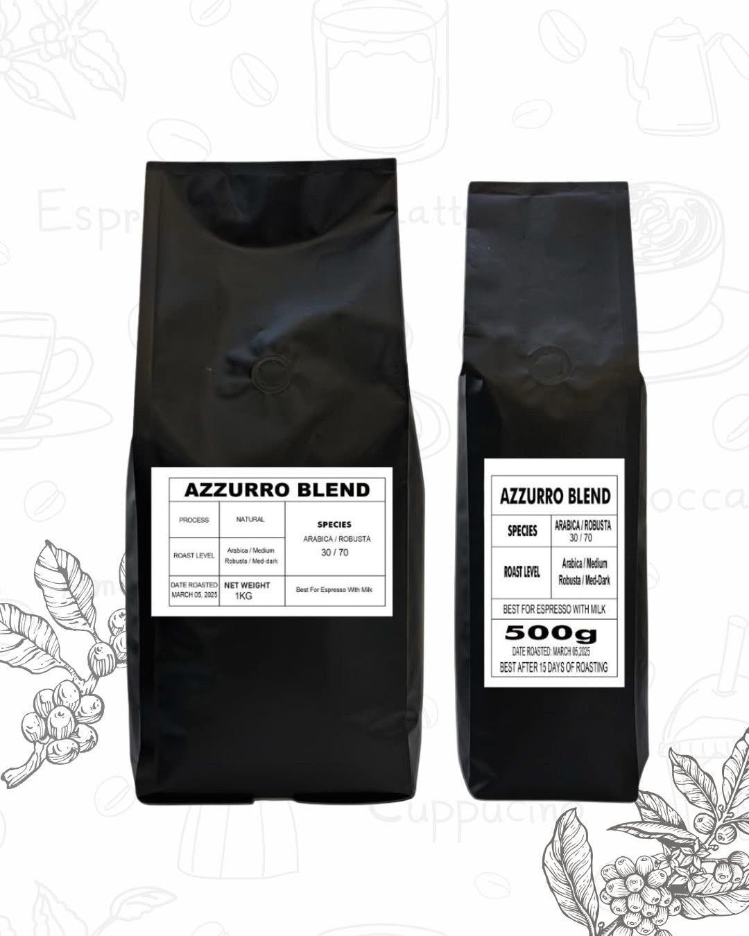 Azzurro Blend -  30/70 1kg