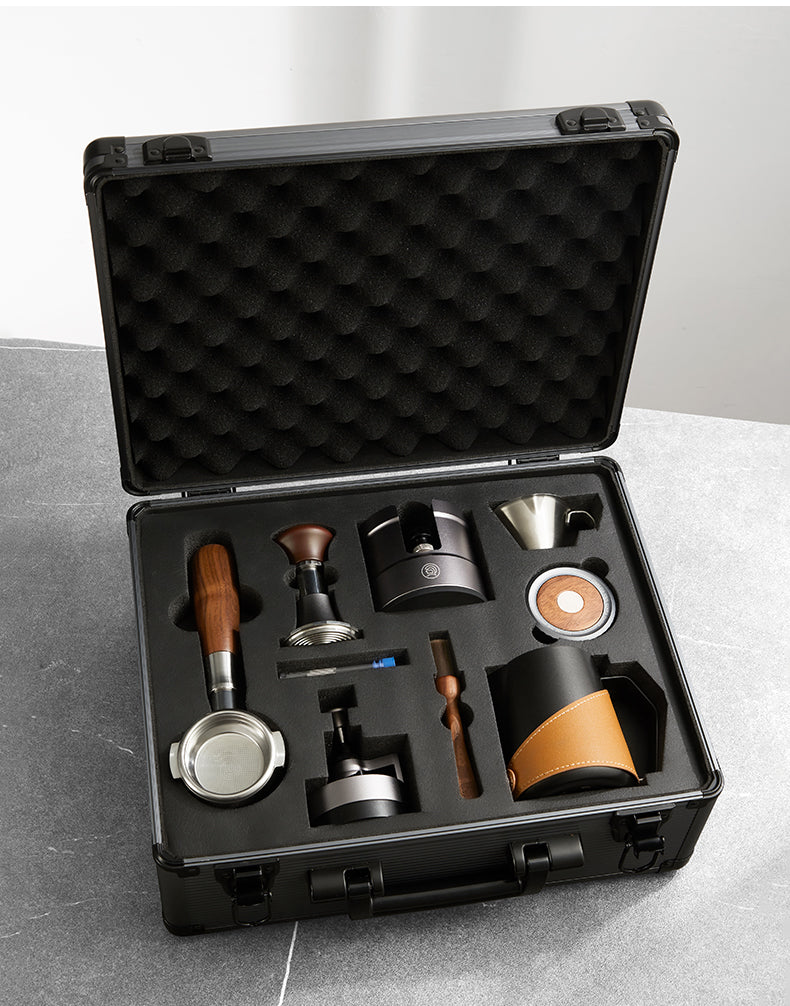 zeroHero Espresso Coffee Tools Briefcase Gift Set